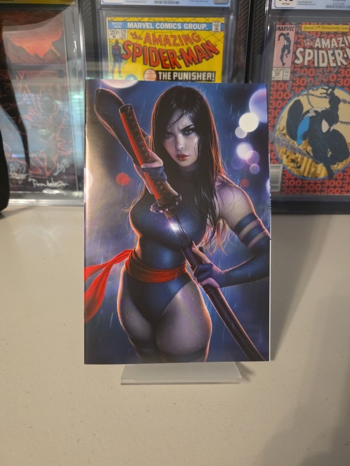 Psylocke # 1 Virgin Variant Edition Warren Louw Marvel Comics LTD 1000 KRS