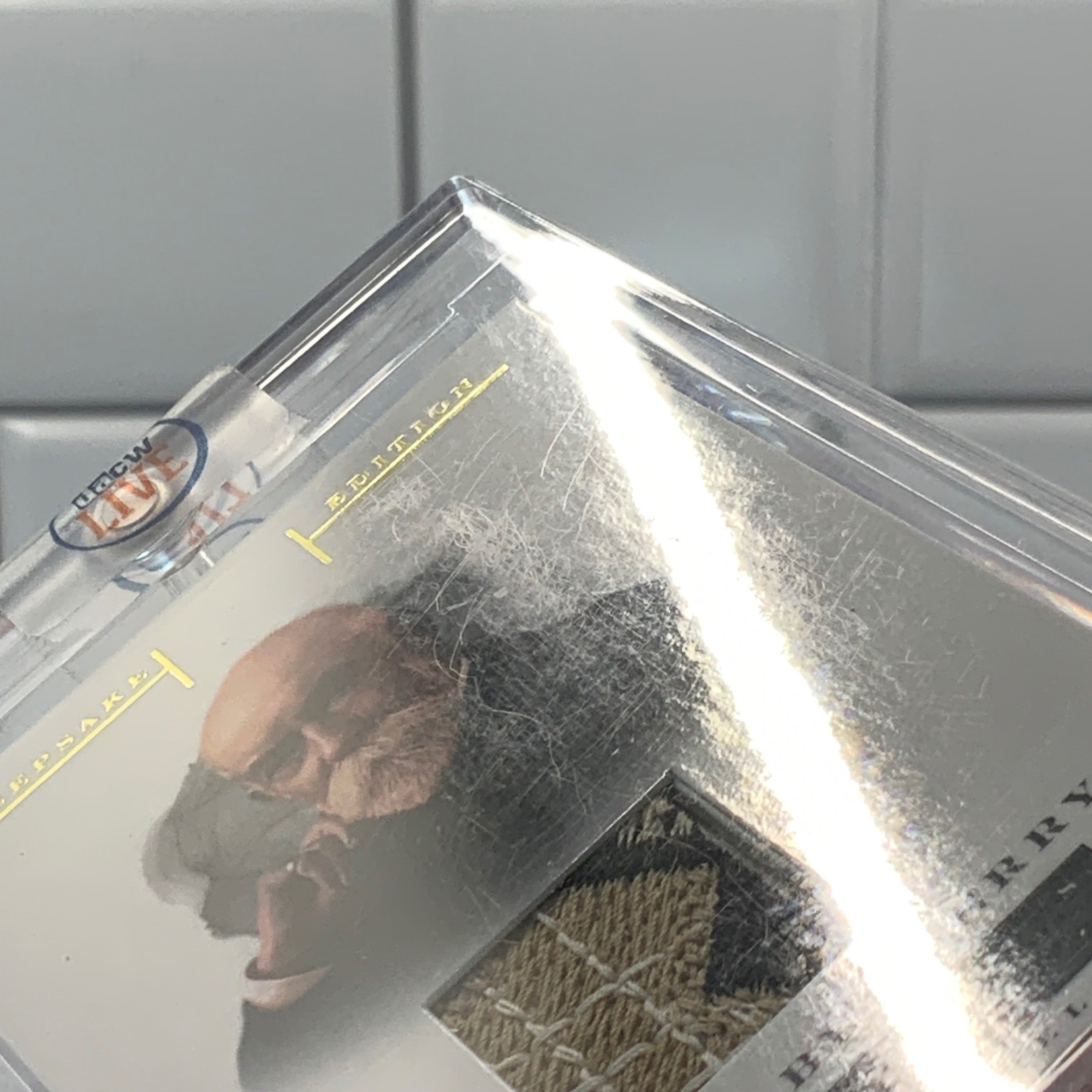 Keepsake Edition Thomas Burberry Luxurious Logos R-TB Fabric Relic Card
