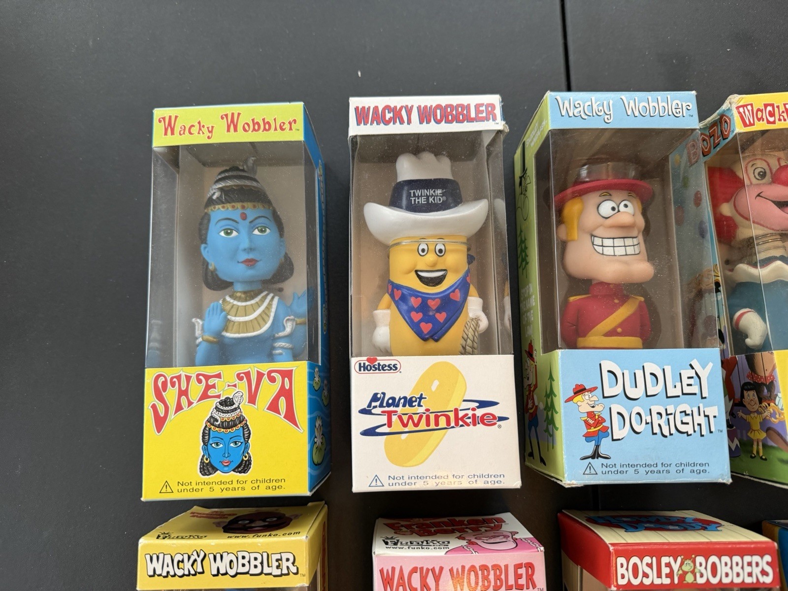 Funko Wacky Wobbler Bobble Head Lot-8 Bobble Head Figures
