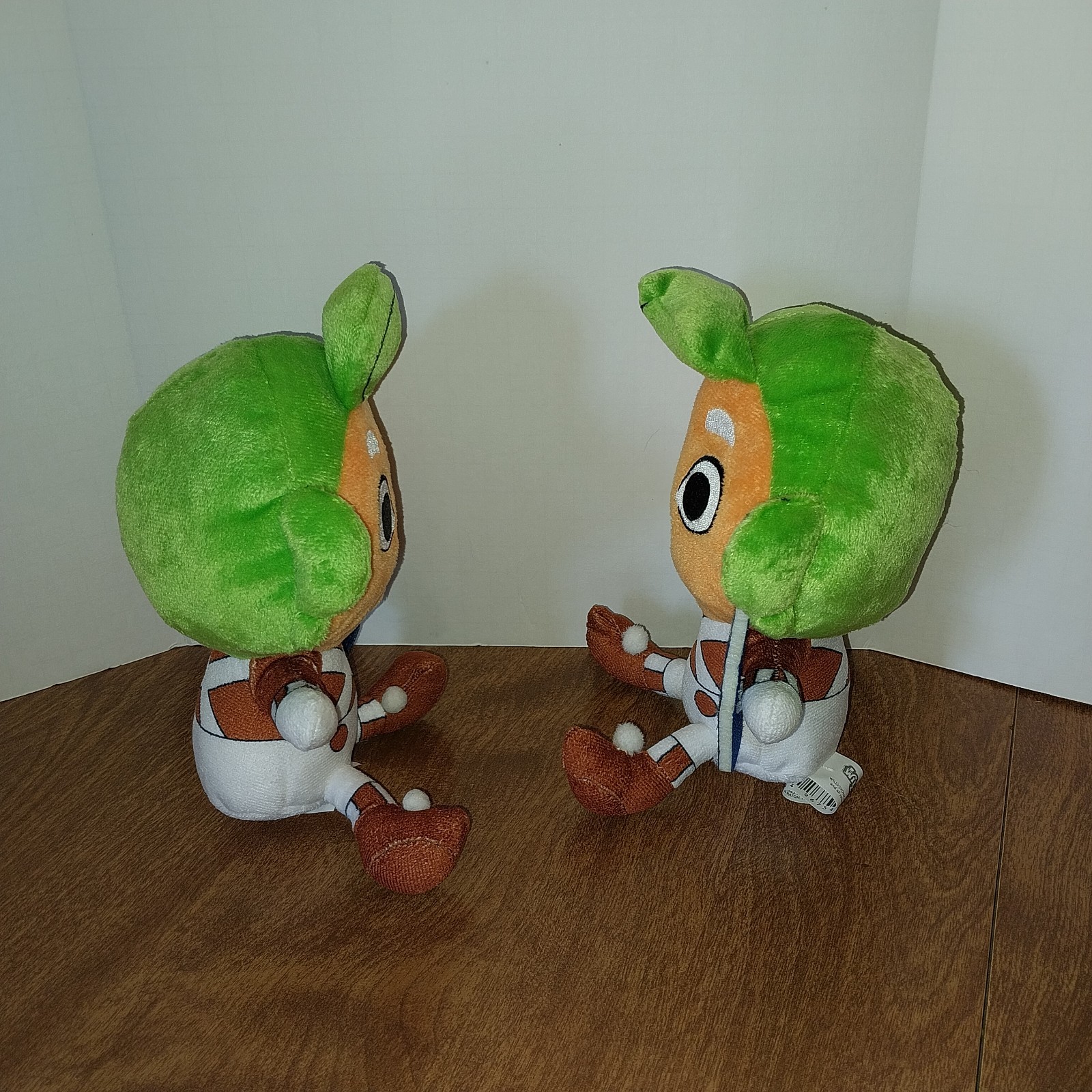 Lot 2 Oompa Loompa Willy Wonka Stuffed Plush Orange Green 8 In. Fizzy Lifting