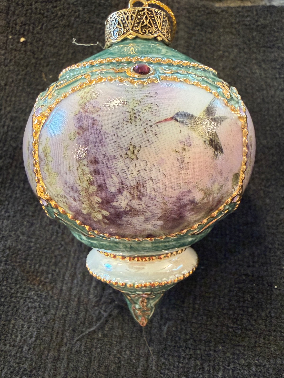 Lena Liu Treasury of Jeweled Hummingbird Ornaments Set of 16 Bradford Editions