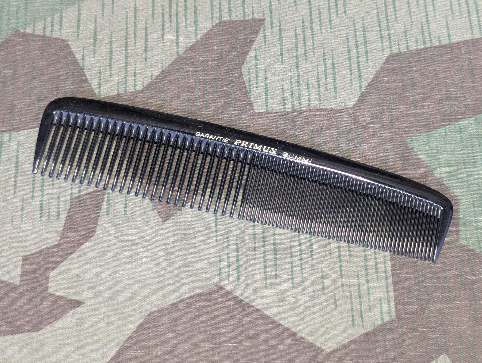 Vintage 1930s 1940s German Primus Garantie Gummi Comb Hair WWII NOS Deadstock