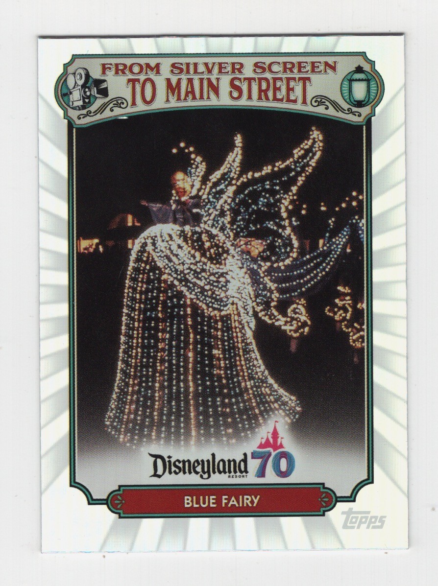 2025 TOPPS DISNEYLAND 70TH ANNIVERSARY INSERT FROM SILVER SCREEN TO MAIN STREET
