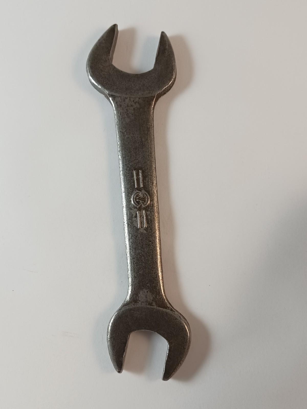 Vintage, HM 17 x 14 Metric Open End Combination Wrench, RK, Length 5 1/4 inch