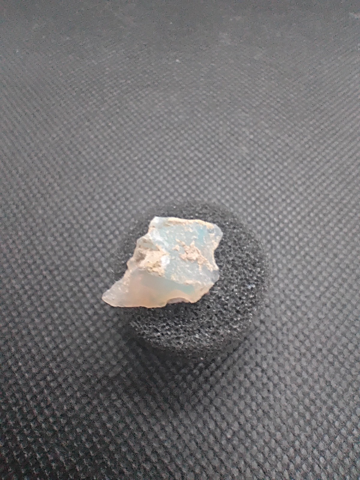 5.80ct Natural Rough Ethiopian Opal – Vibrant Deep Multi Fire Play Of Color
