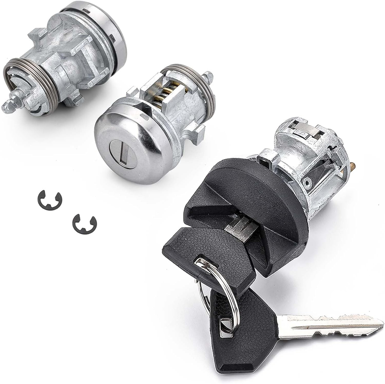 Ignition Switch Lock Cylinder with Door Lock & Keys Fit for Dodge Ram 1500/2500/