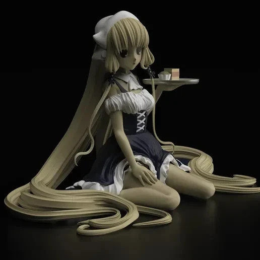 Chi Premium Edition 1/8 Resin Sculpture Unpainted Chobits Anime Display Figure