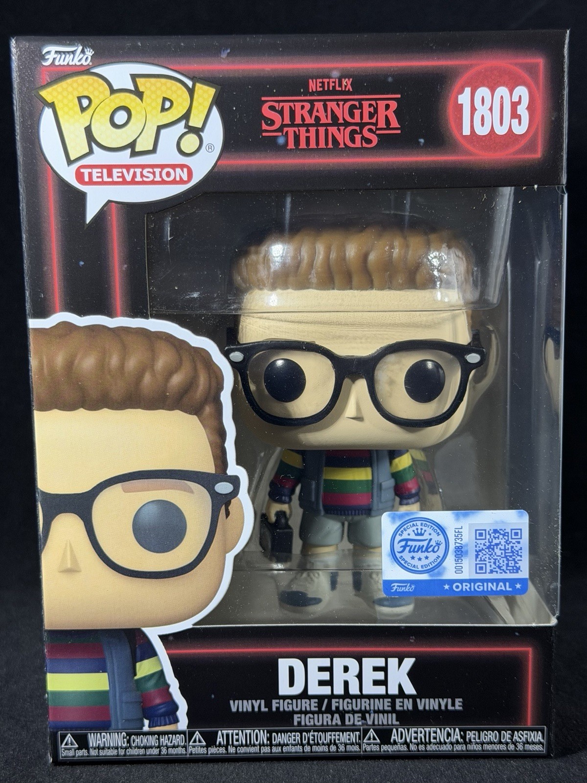Funko POP! Television: Stranger Things – Derek – (Exclusive) #1803