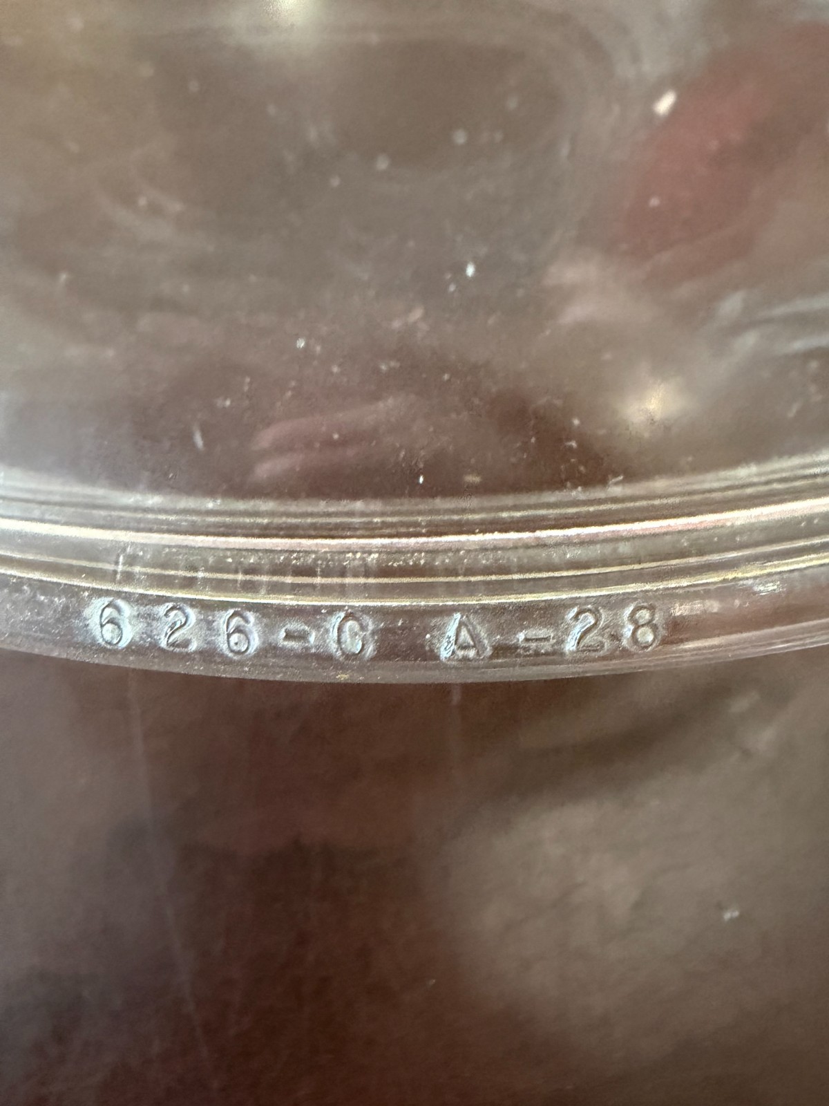 Pyrex 3‑QT Gold‑Flecked Round Casserole 026 w/ 626‑C Green & Gold Decorated Lid