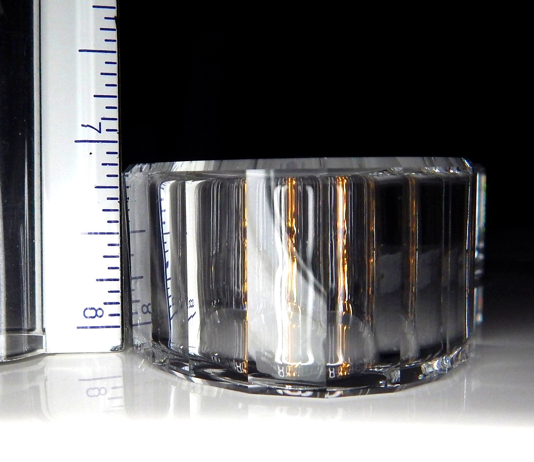 RARE NIB Swarovski Crystal Rainbow Napkin Rings Set of 2 Orange Topaz 276688 New