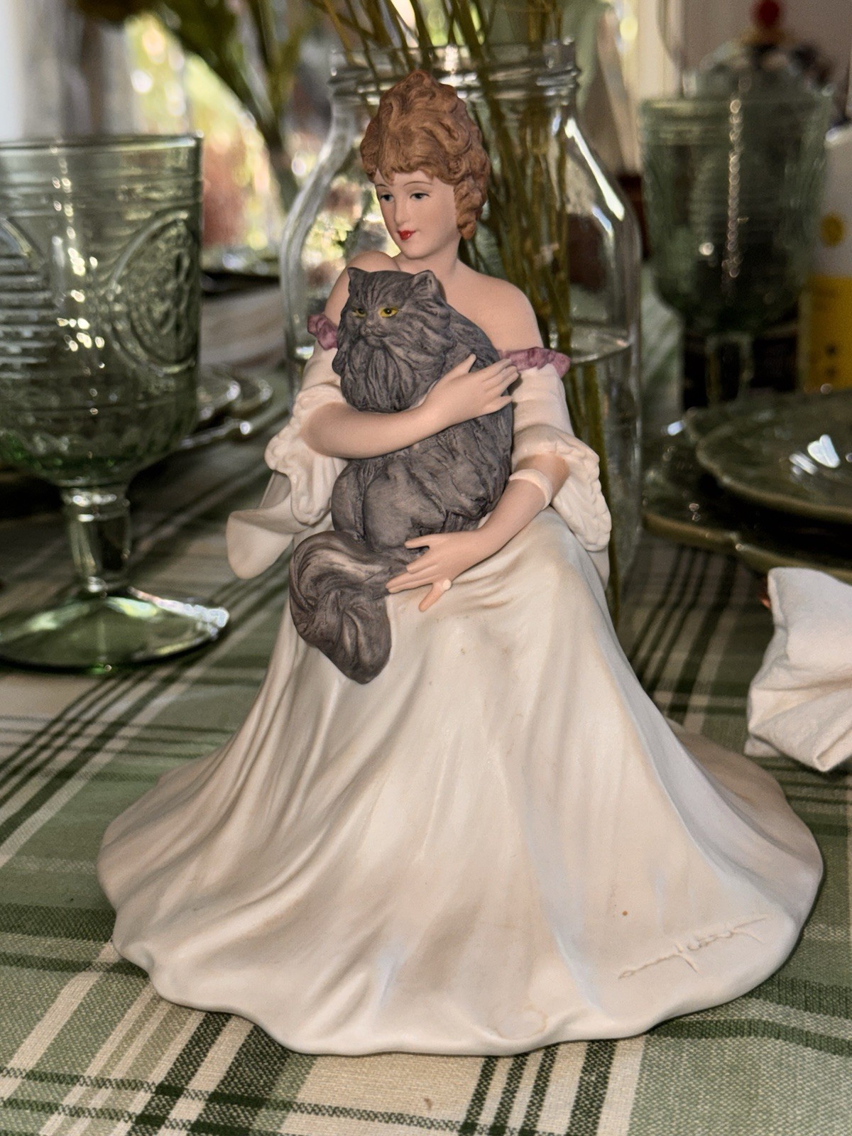 Louis Icart 1929 Le Chat Percian 1984 Heirloom Tradition Ltd Ed Figurine #192