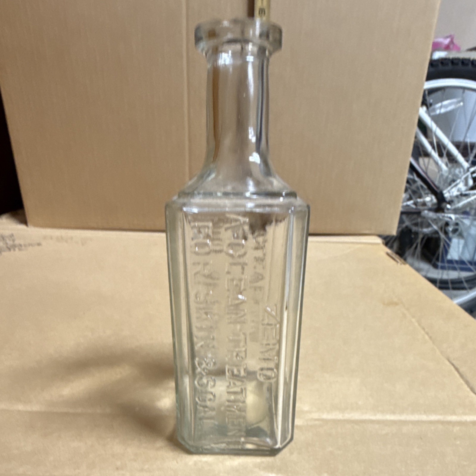 Zemo Clear Glass Medicine Bottle Skin & Scalp Treatment