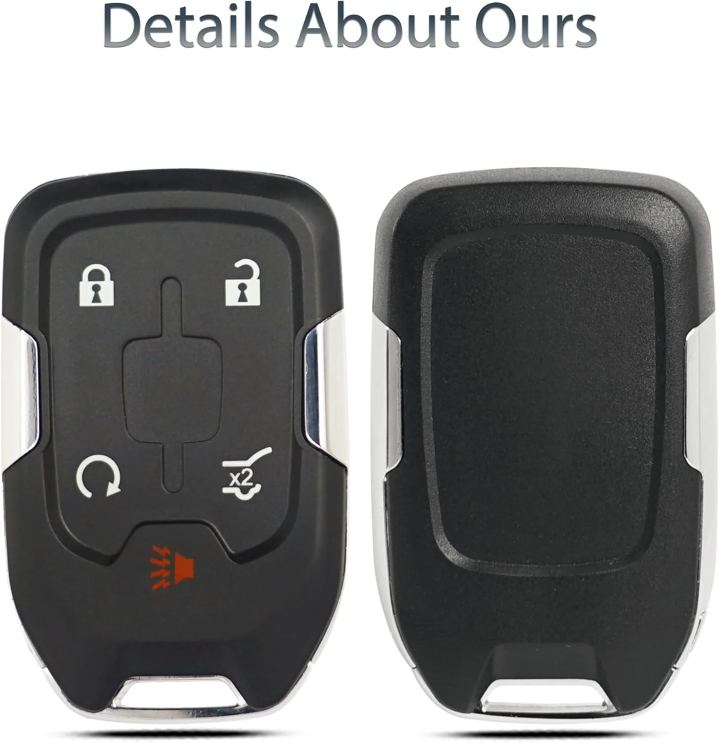 Key Fob Shell Case Replacement Fits for GMC Terrain Acadia 2017 2019 2020 2021 2