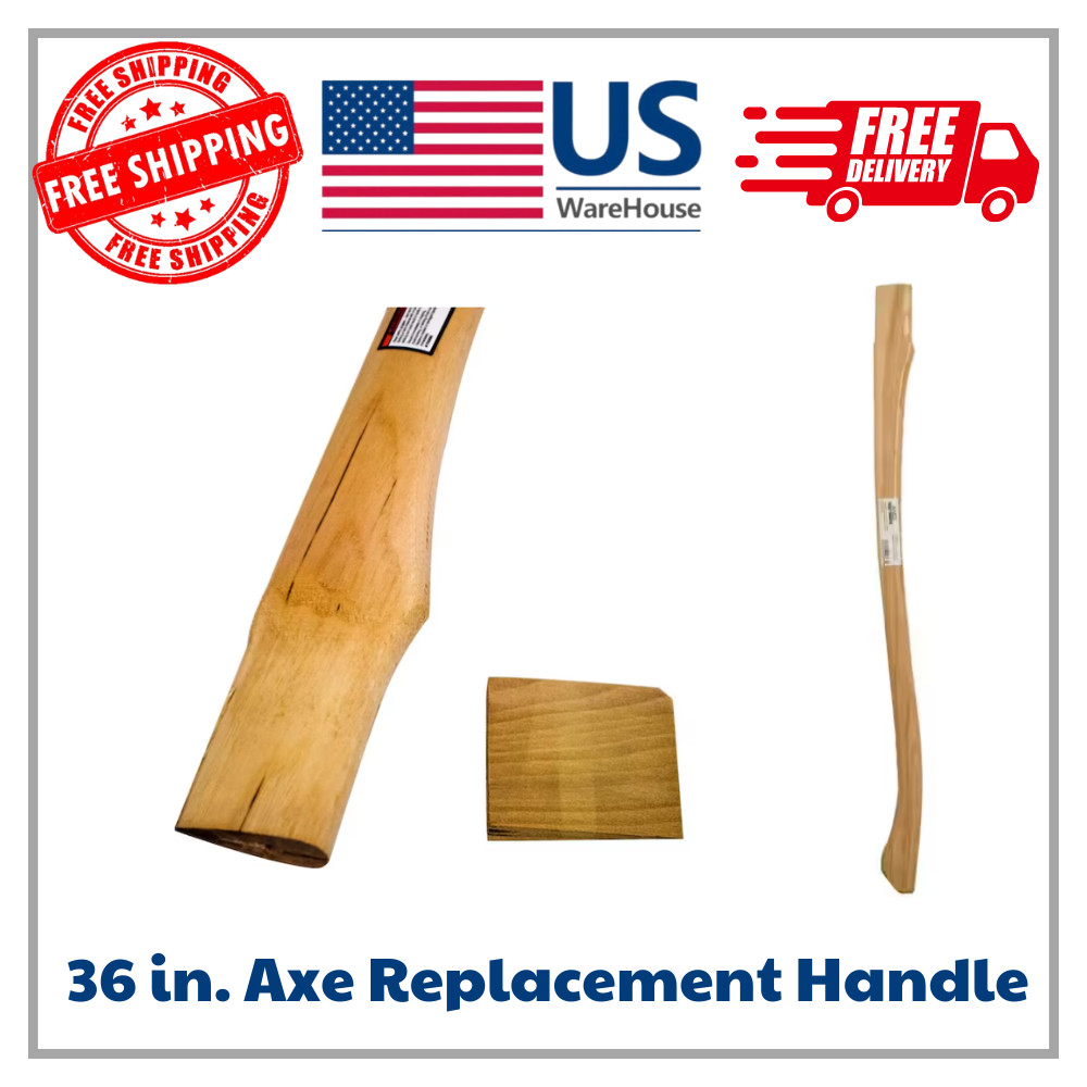 True Temper 36 in Axe Replacement Handle Wooden Tool Handle
