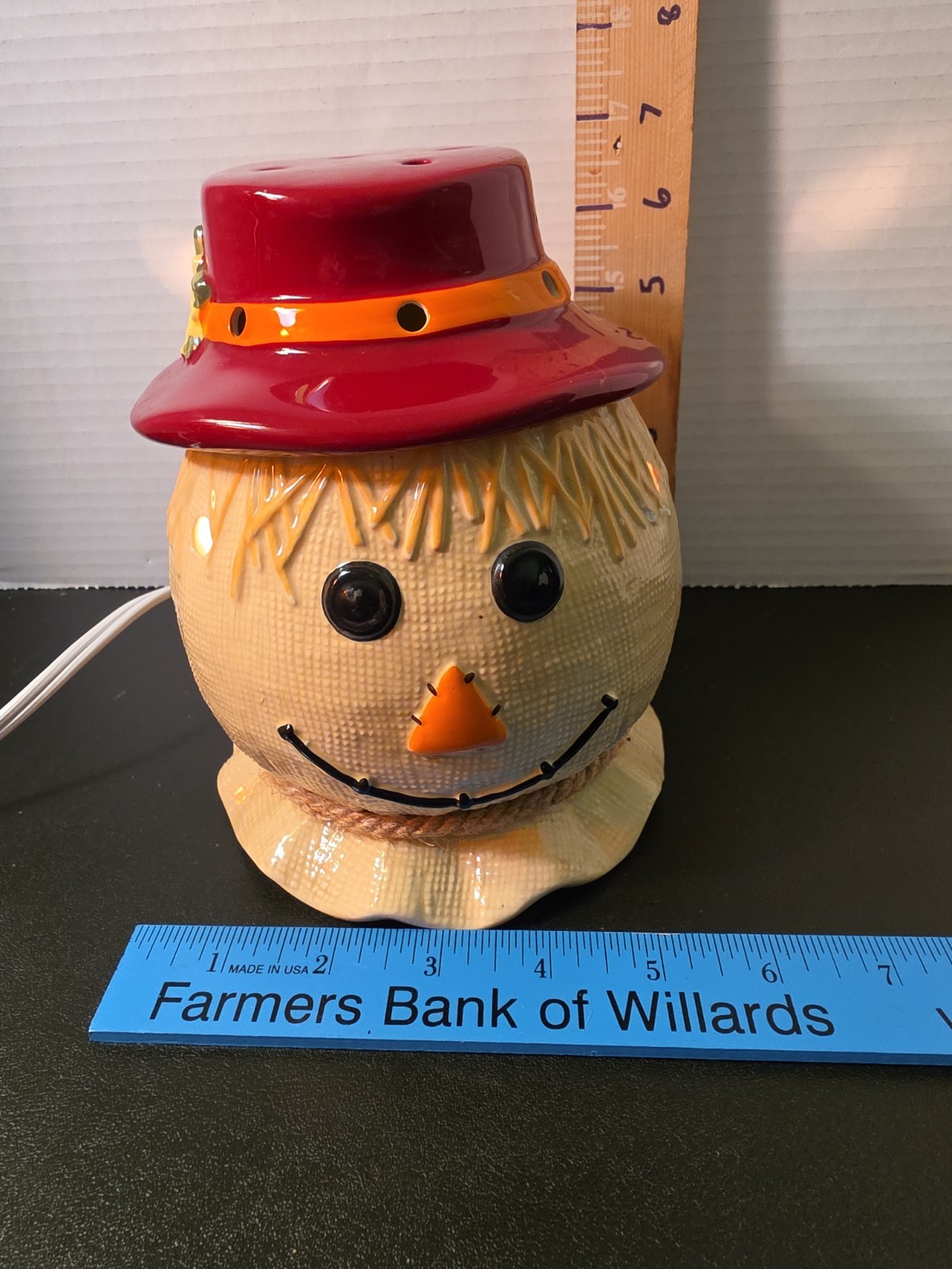Scentsy Scarecrow Premium Warmer Full Size Fall Halloween Thanksgiving (17)