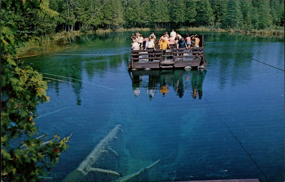 Manistique,MI Kitch-Iti-Ki-Pi (The Big Spring) Schoolcraft County Michigan