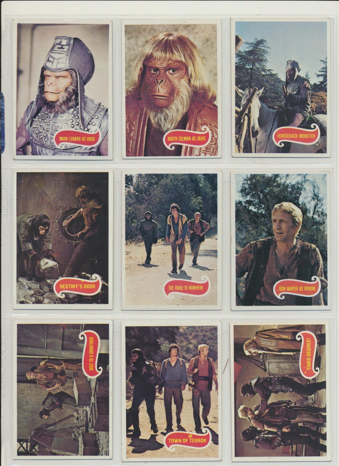 Lot of 28 different 1960’s Non Sports cards Spec Sheet Maya Apes Moon Flags