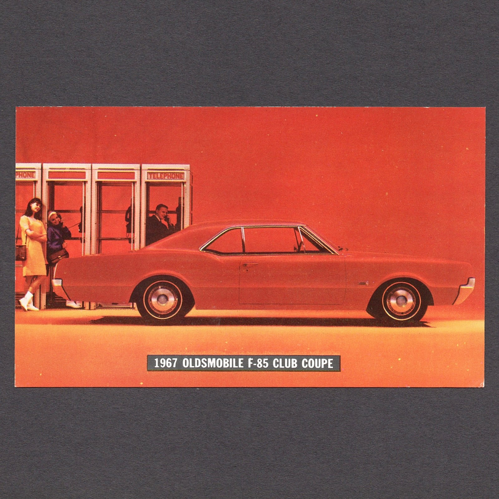 1967 Oldsmobile F-85 Club Coupe: Original Dealer Promotional POSTCARD Unused VG+