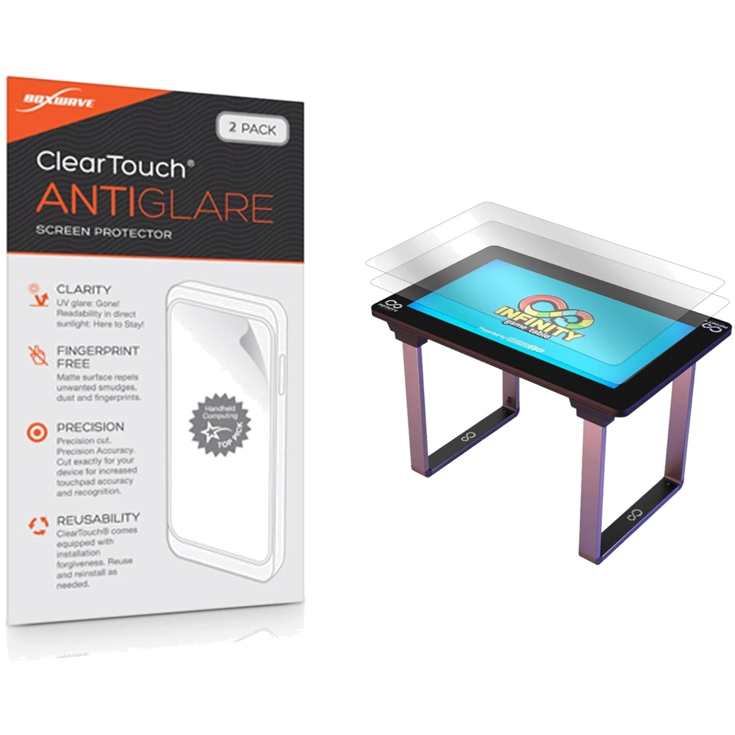 Matte Screen Protector Kit for Arcade1Up Infinity Game Table