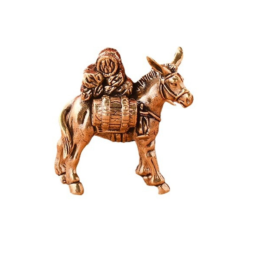 Brass Donkey Statue Home Office Decoration Animal Statue Ornament Decoration