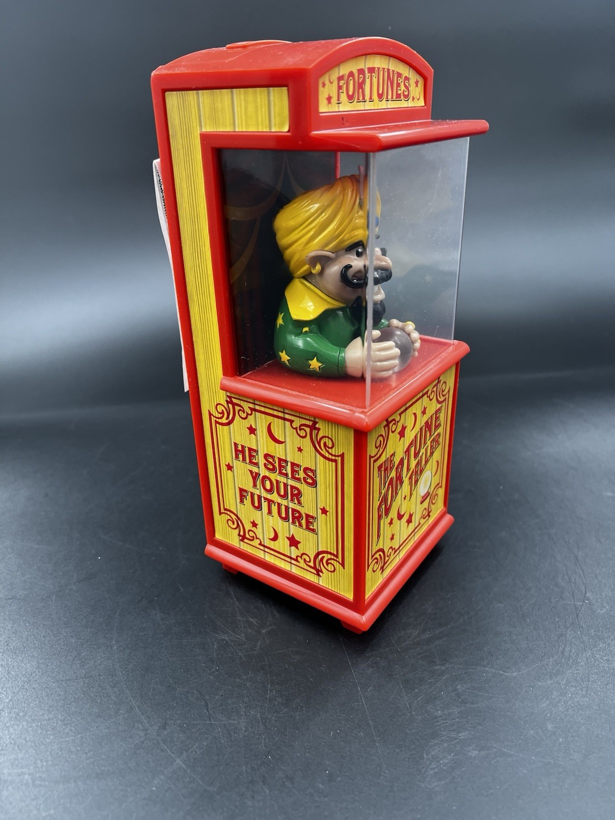 Fortune Teller Bank Genie Carnival Circus Lights Up Talks Animated Tested *Video