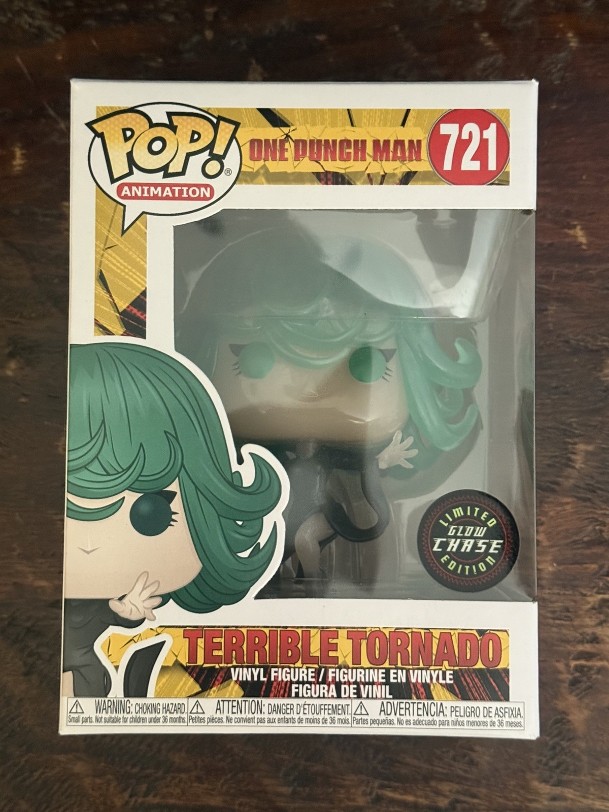 Funko Pop! Vinyl: One Punch Man – Terrible Tornado #721 Chase Glow In The Dark