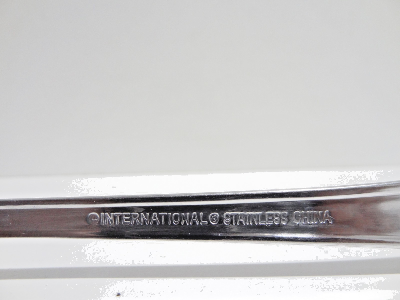 24 Pieces International Stainless China Flatware Pattern Unknown