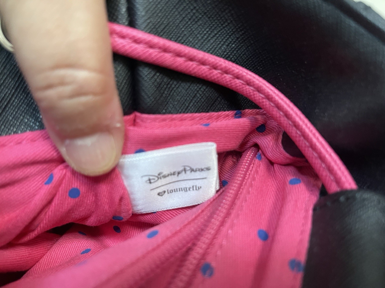 Loungefly Disney Parks Minnie Mouse Ears Rock The Polka Dots Mini Backpack