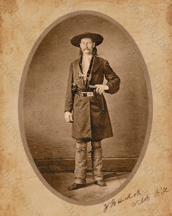 WILD BILL HICKOK 8×10 Rare Photograph OLD WEST Reproduction Print