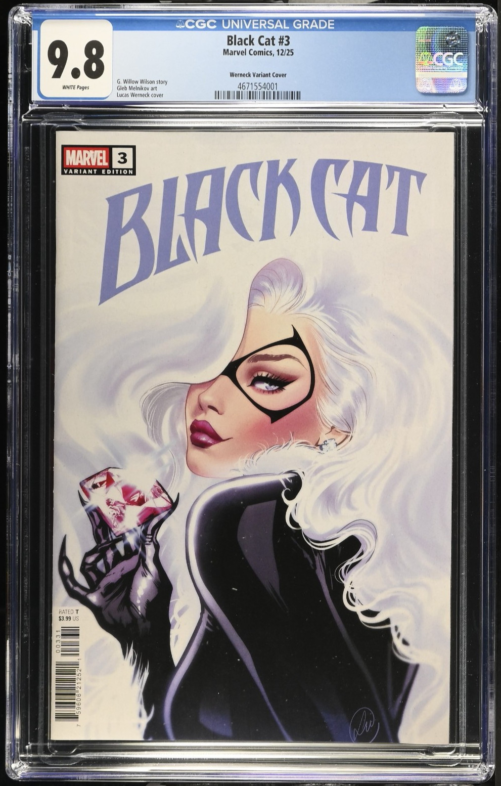 Black Cat #3 Lucas Werneck Trade Variant CGC 9.8