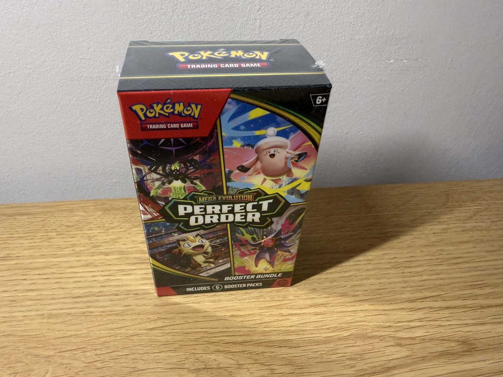 Pokemon TCG: Mega Evolution Perfect Order Booster Bundle – 6 Packs – Sealed
