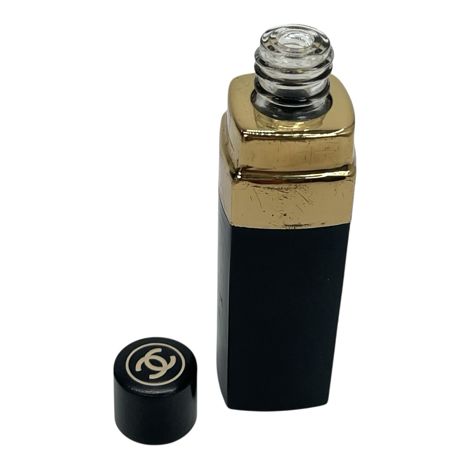 Vintage EMPTY Chanel No. 5 Refillable Perfume 1.5 fl oz Lipstick-Style Case
