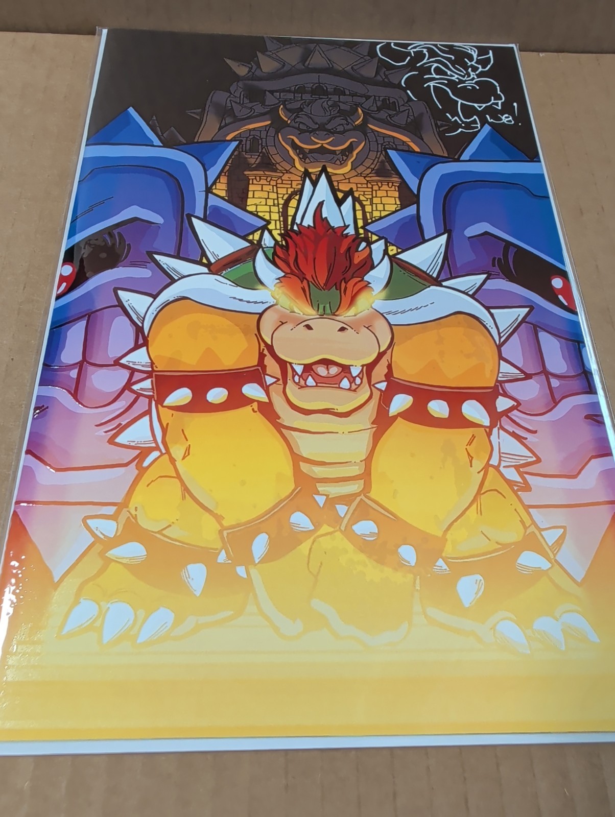 Absolute BOWSER ( Absolute Batman Homage) Embossed LTD 50 Signed/ Remarked