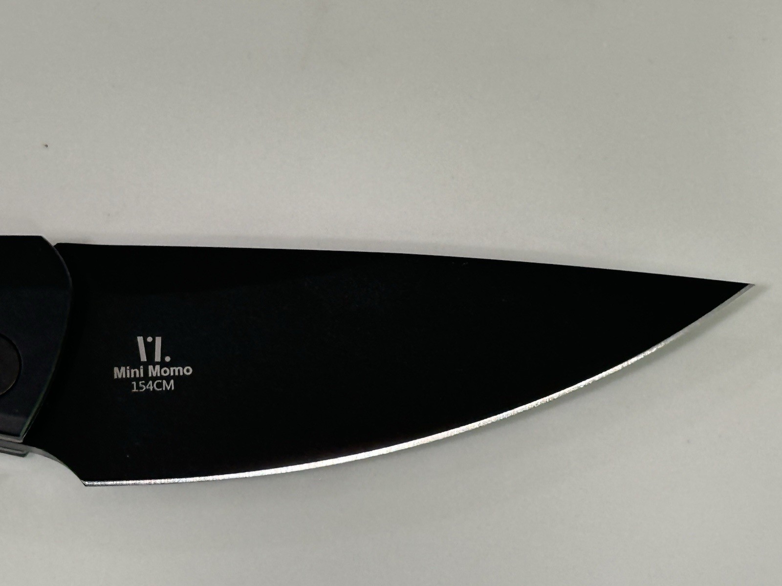 Kizer Mini Momo Drop Point Folding Knife 154CM Blade Aluminum+Micarta Handle