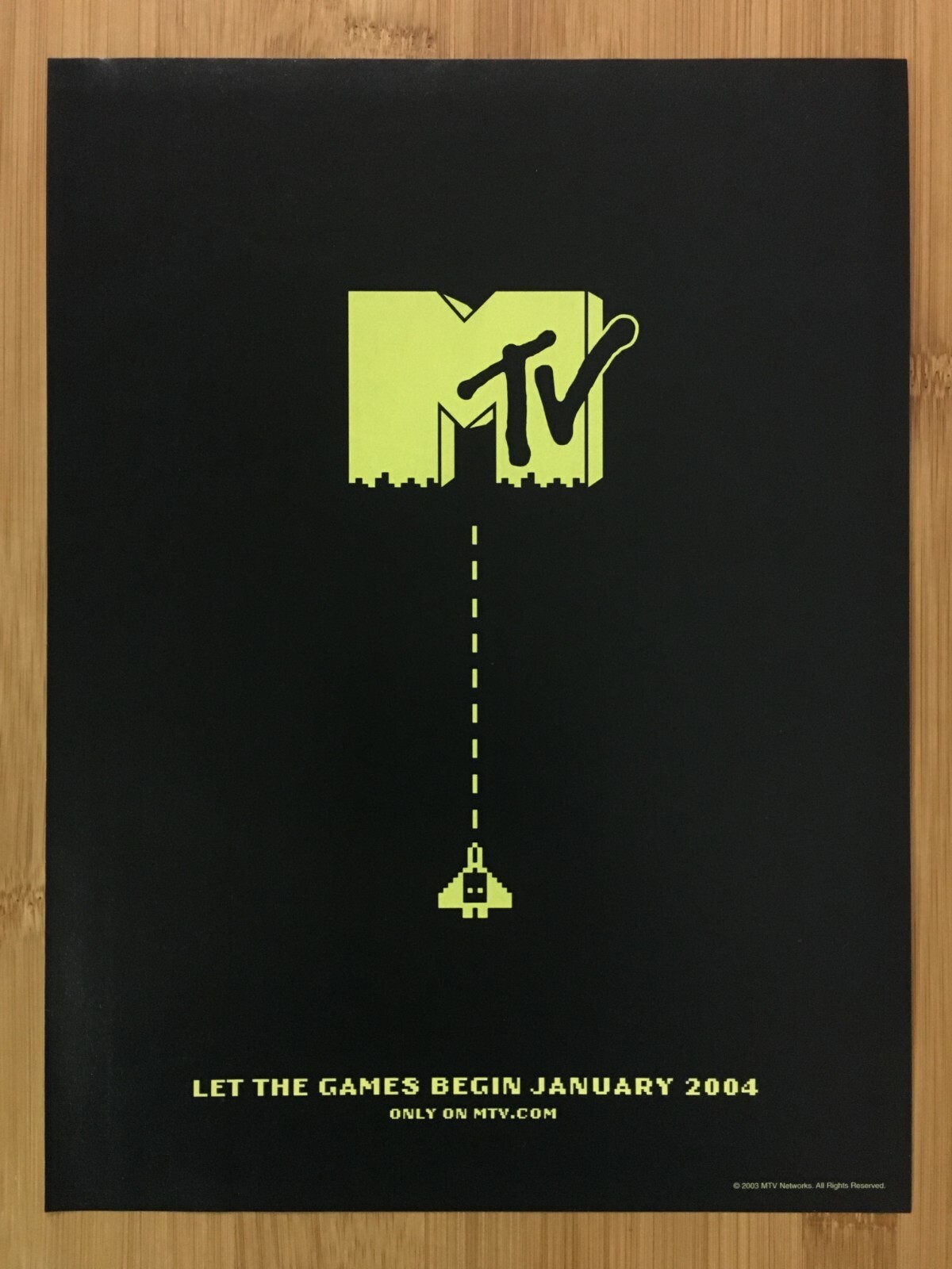 2003 MTV Video Games Print Ad/Poster Official Advertisement Retro Promo Wall Art