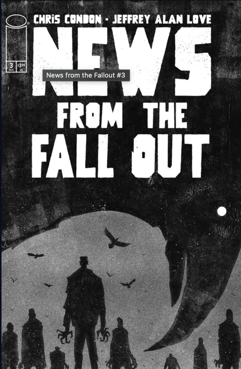 News From The Fallout Issues 1-6 Comic Lot Christ Conbon