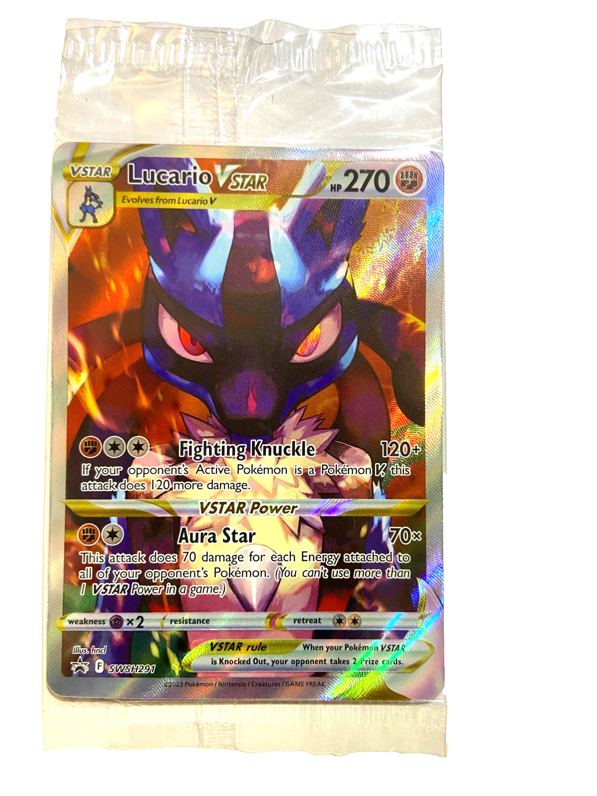 Lucario VSTAR SWSH291 Sword & Shield Promo Ultra Rare Pokemon Near Mint NM B2