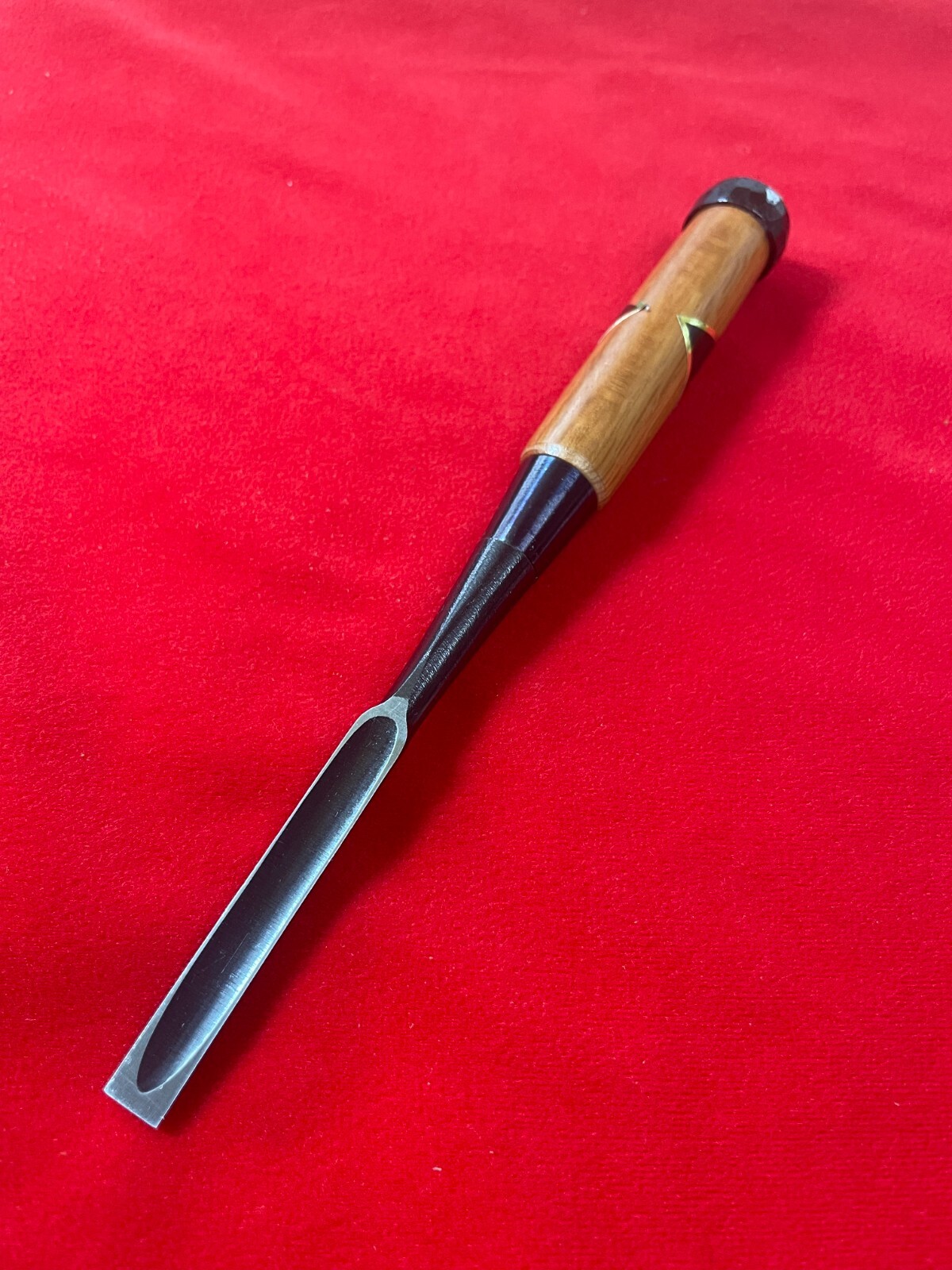 Japanese chisel dovetail chisel Shinogi nomi 鎬鑿 9mm Blue Steel#2 羽生康