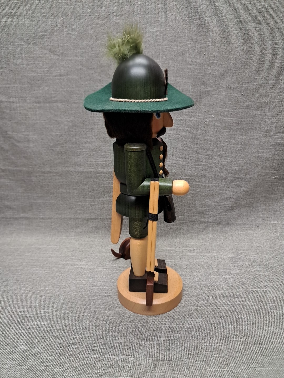 Christian Ulbricht 15″ Nutcracker Bird Watcher Duck Hunter With Dog Read Descrip
