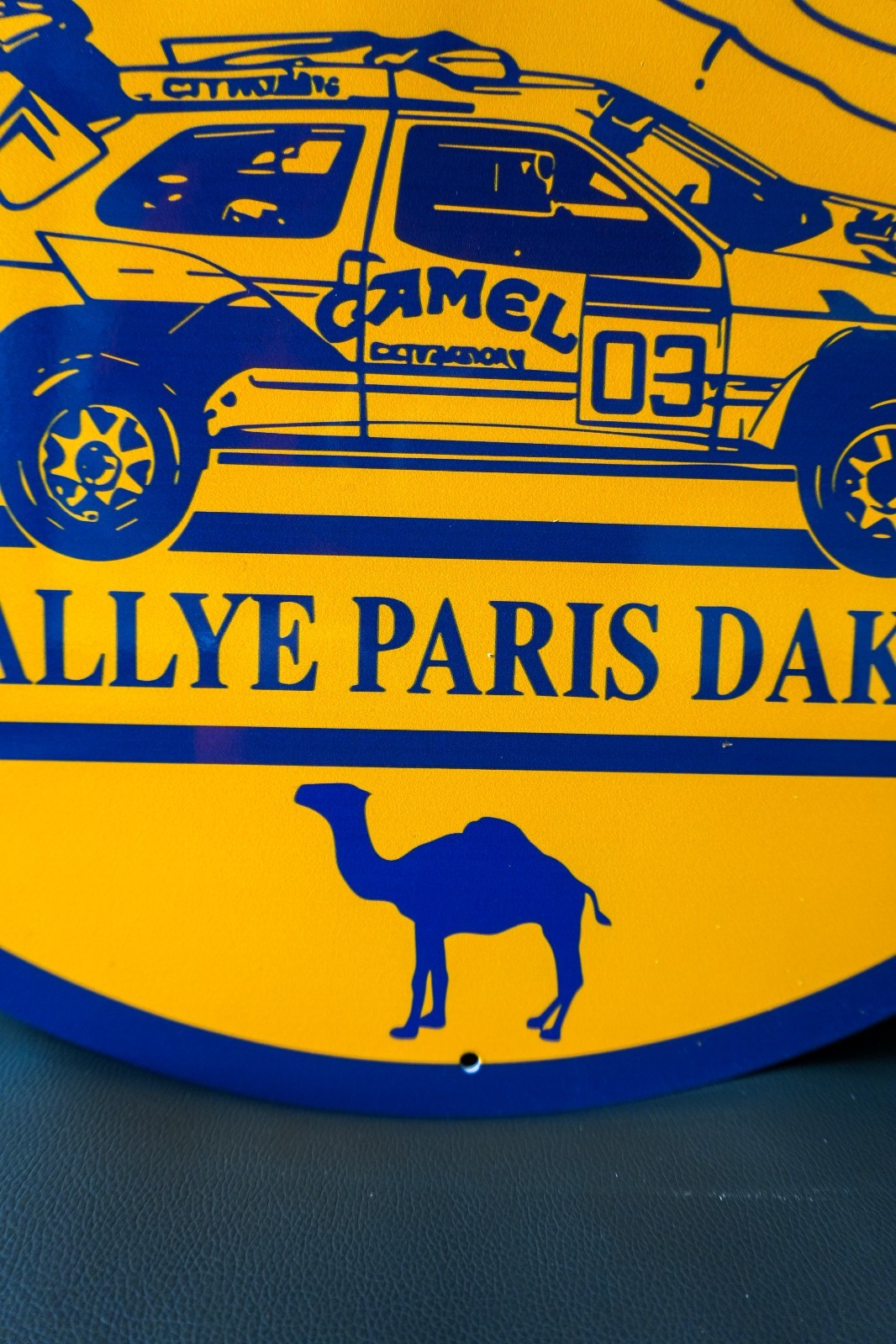 Camel Racing Service – Rallye Paris Dakar Heavy Metal Sign – 50 cm (19.7”)