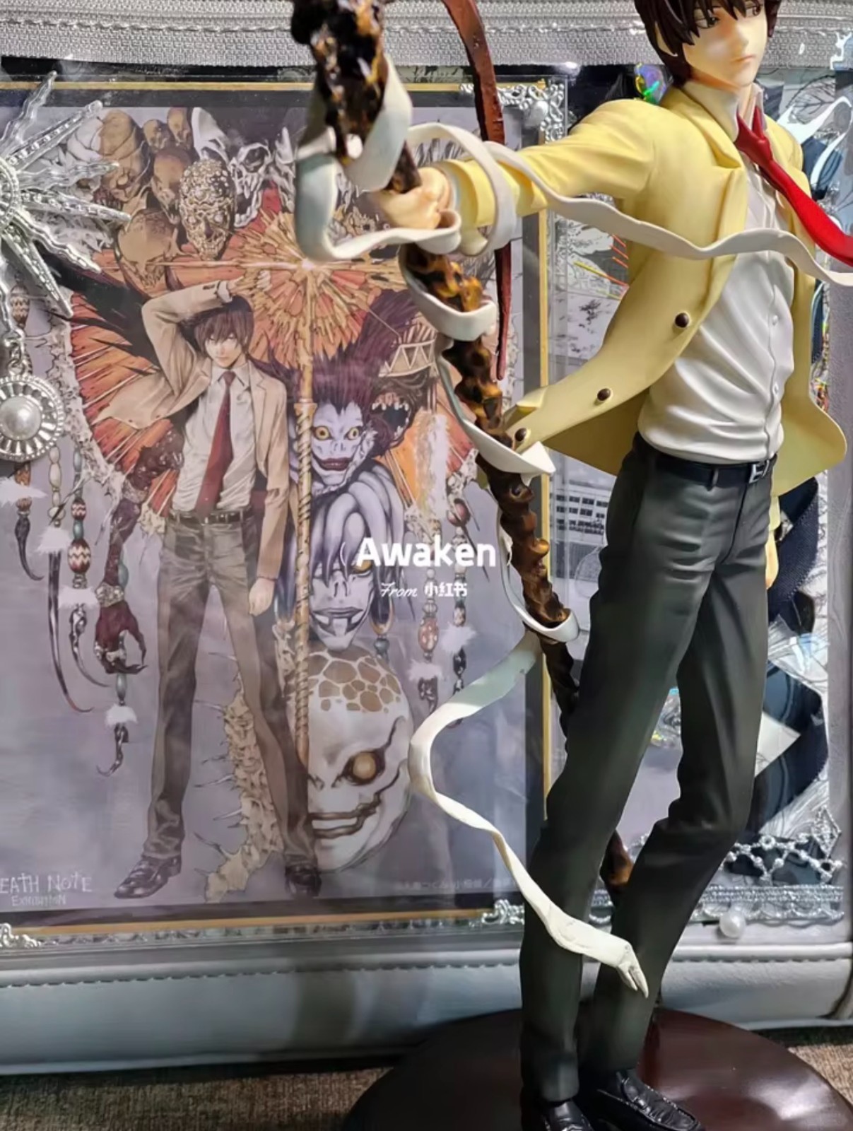 26cm Death Note Anime Yagami Light Action Figure Statue Figurines Pvc Collection