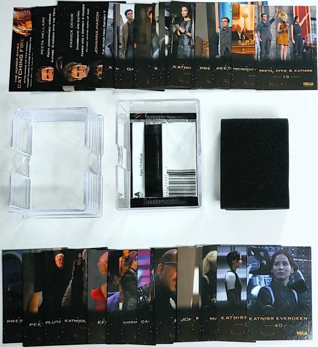 2013 NECA The Hunger Games Catching Fire Movie #1-40 Base Card Set W/Case NM!