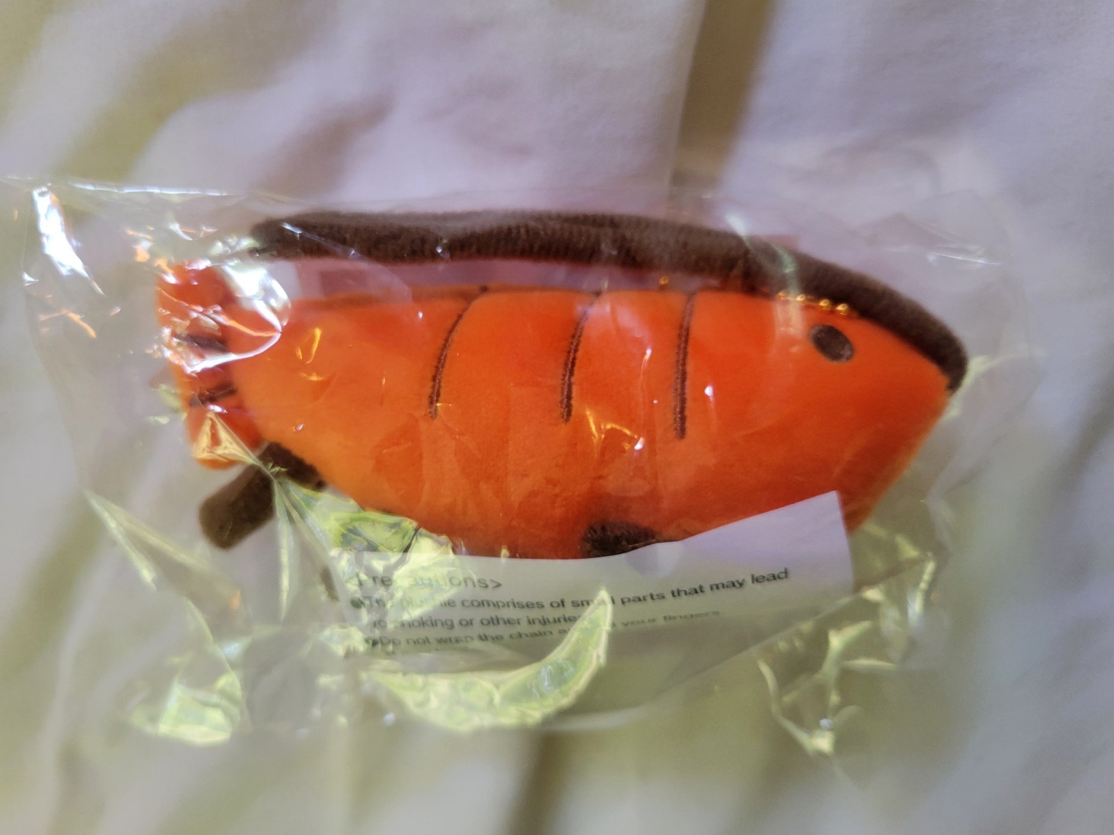 Hololive Gawr Gura Unoppened Shrimp Plush Keychain Limited Edition