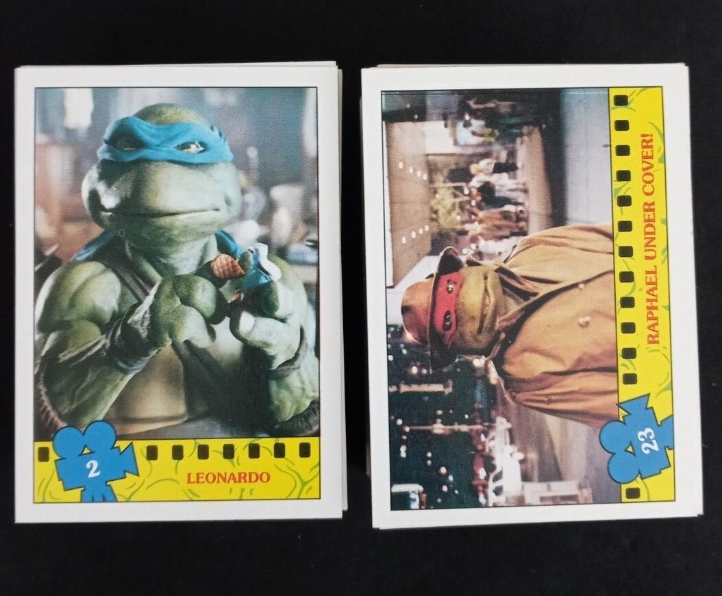 1990 Topps Teenage Mutant Ninja Turtles Movie Cards.(Pick Your Card)