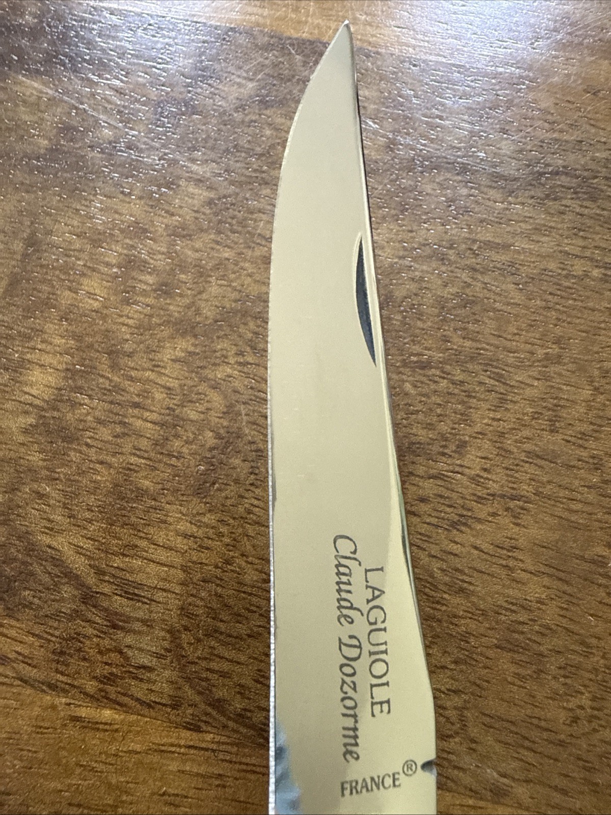 RARE Laguiole Claude Dozorme 12C27 Folding Pocket Knife 4” Made in France