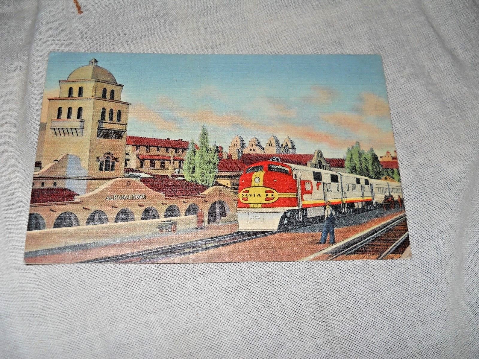 WW II Sante Fe Super Chief at Albuquerque NM Train 467th Base Hqt Air Base 1943