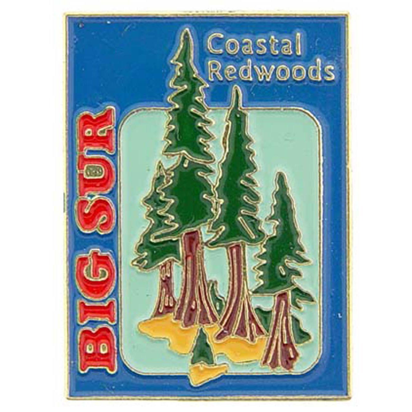 Big Sur Redwoods Pin 1″