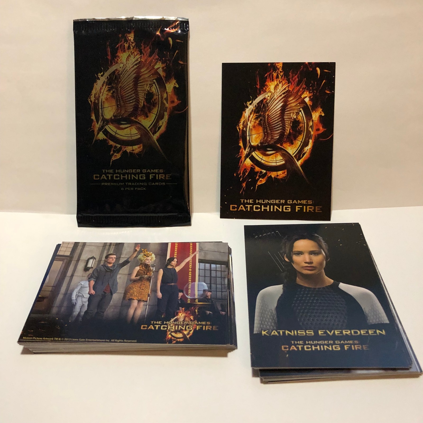 THE HUNGER GAMES: CATCHING FIRE 2013 trading card Set of 40 NECA W/case