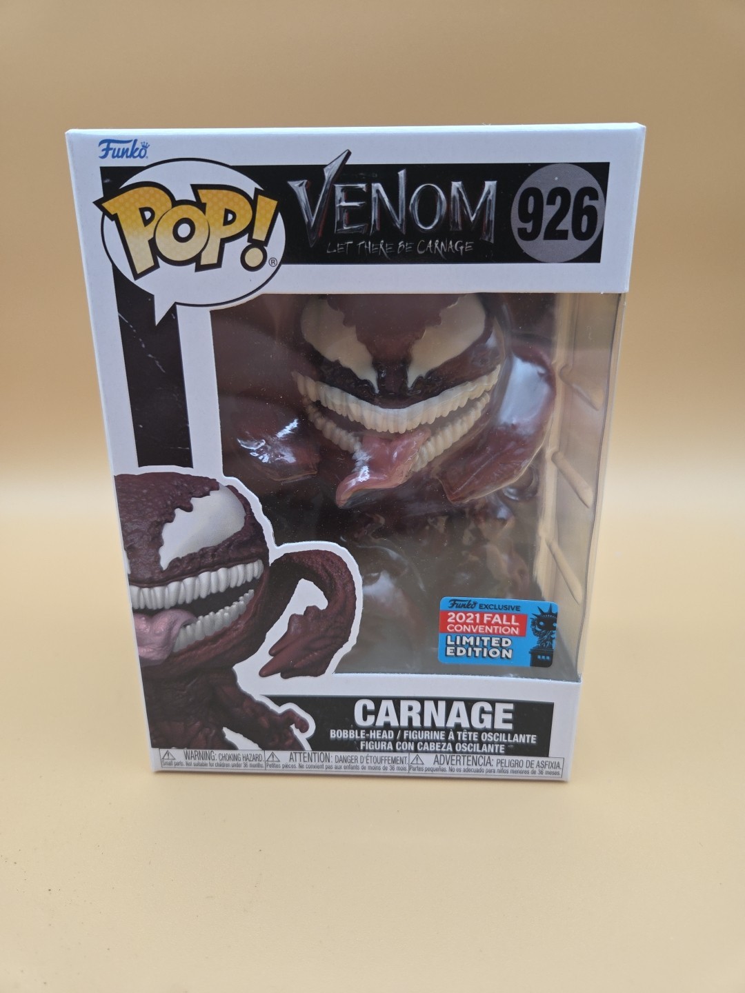 Carnage New York Comic Con 926 Funko Pop 2021 convention marvel rivals NYCC abdl