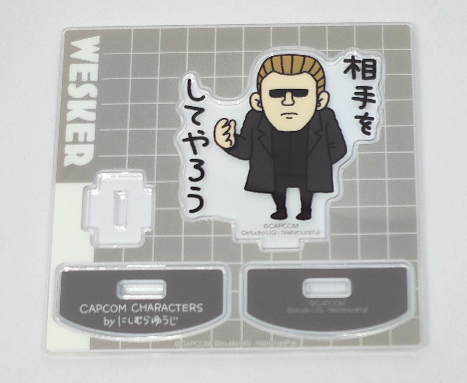 Resident Evil Albert Wesker Wobbling Acrylic Stand Yuji Nishimura Capcom